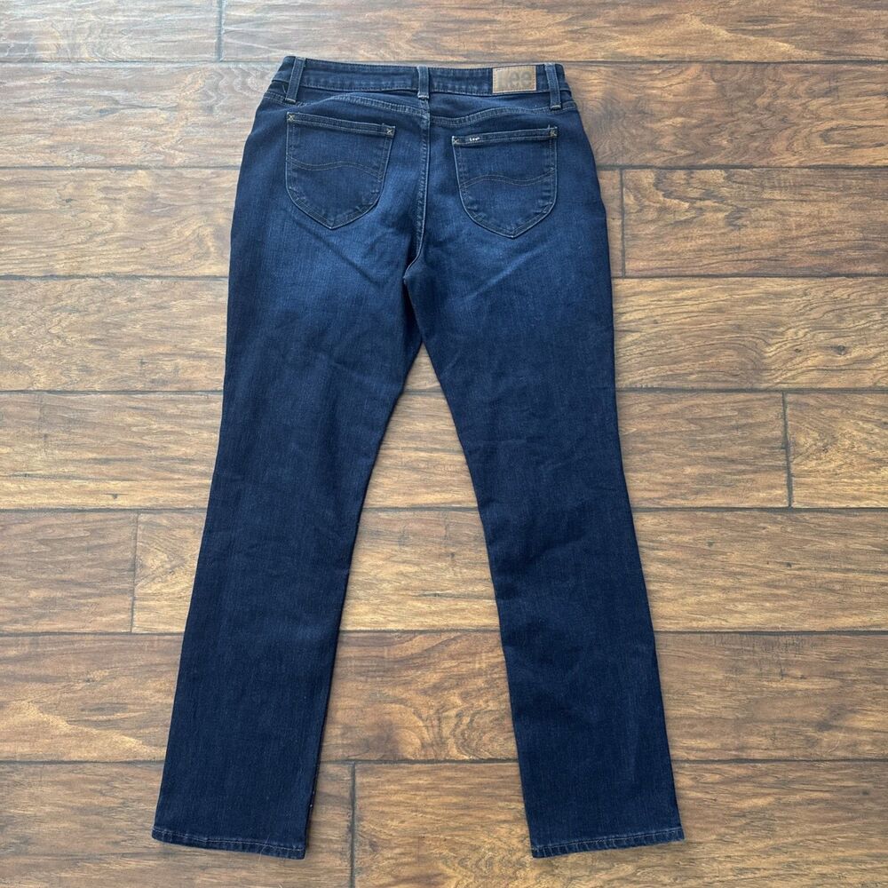 Lee Sculpting Women’s 12L Regular Fit Mid Rise Blue Denim Jeans Stretch 5-Pocket - Picture 6 of 12